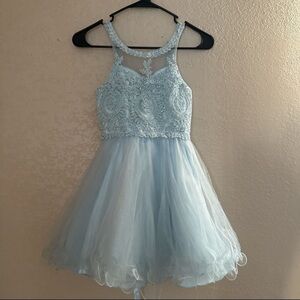 Elegant Blue Kids Dress